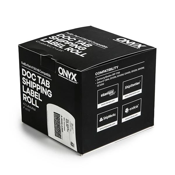 ONYX Products<sup>®</sup> 4" x 6 3/4" FedEx DocTab Shipping Label Rolls, 425 Labels/Roll - Image 3